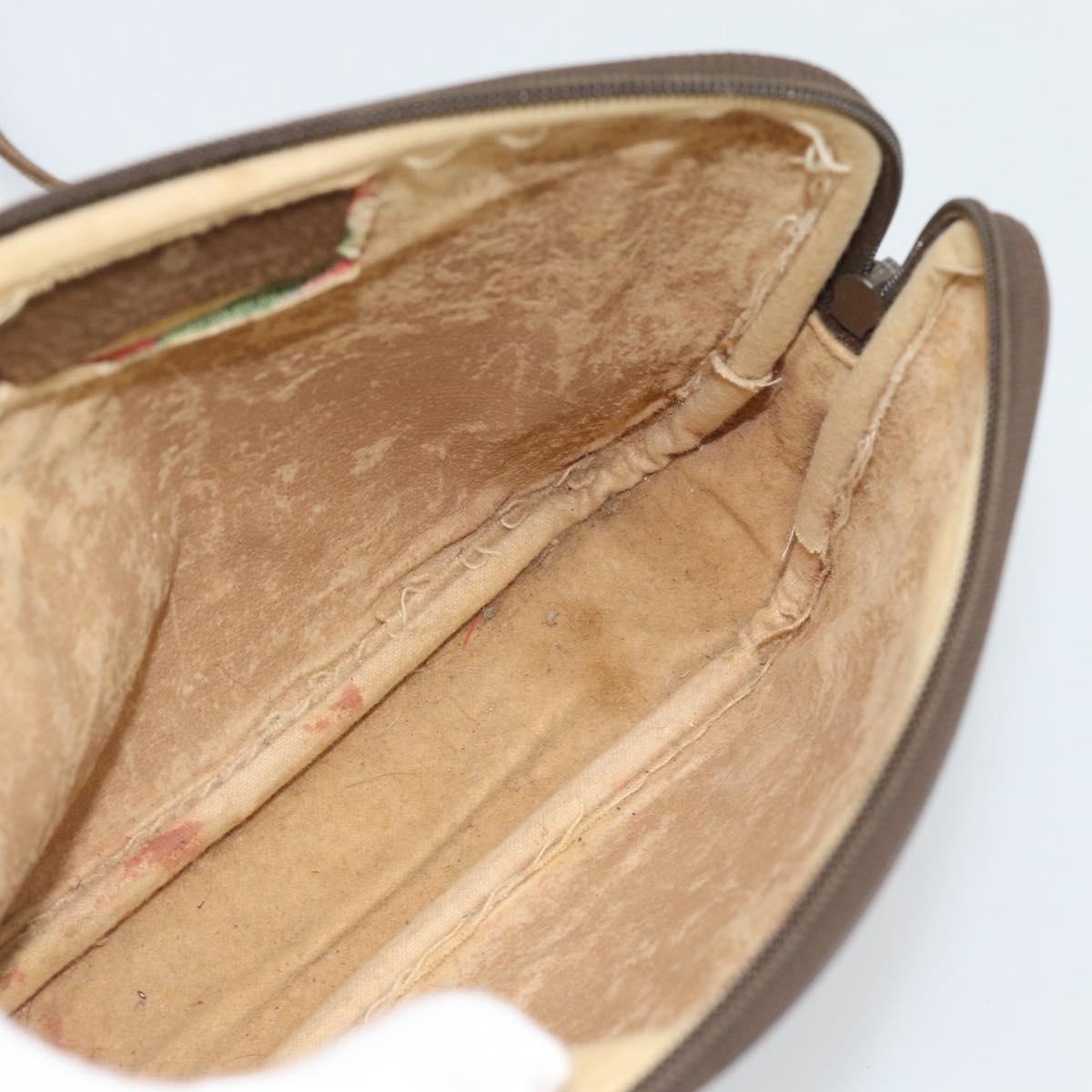 GUCCI GG Supreme Shoulder Bag PVC Beige Gold 40 02 068 Auth 193870