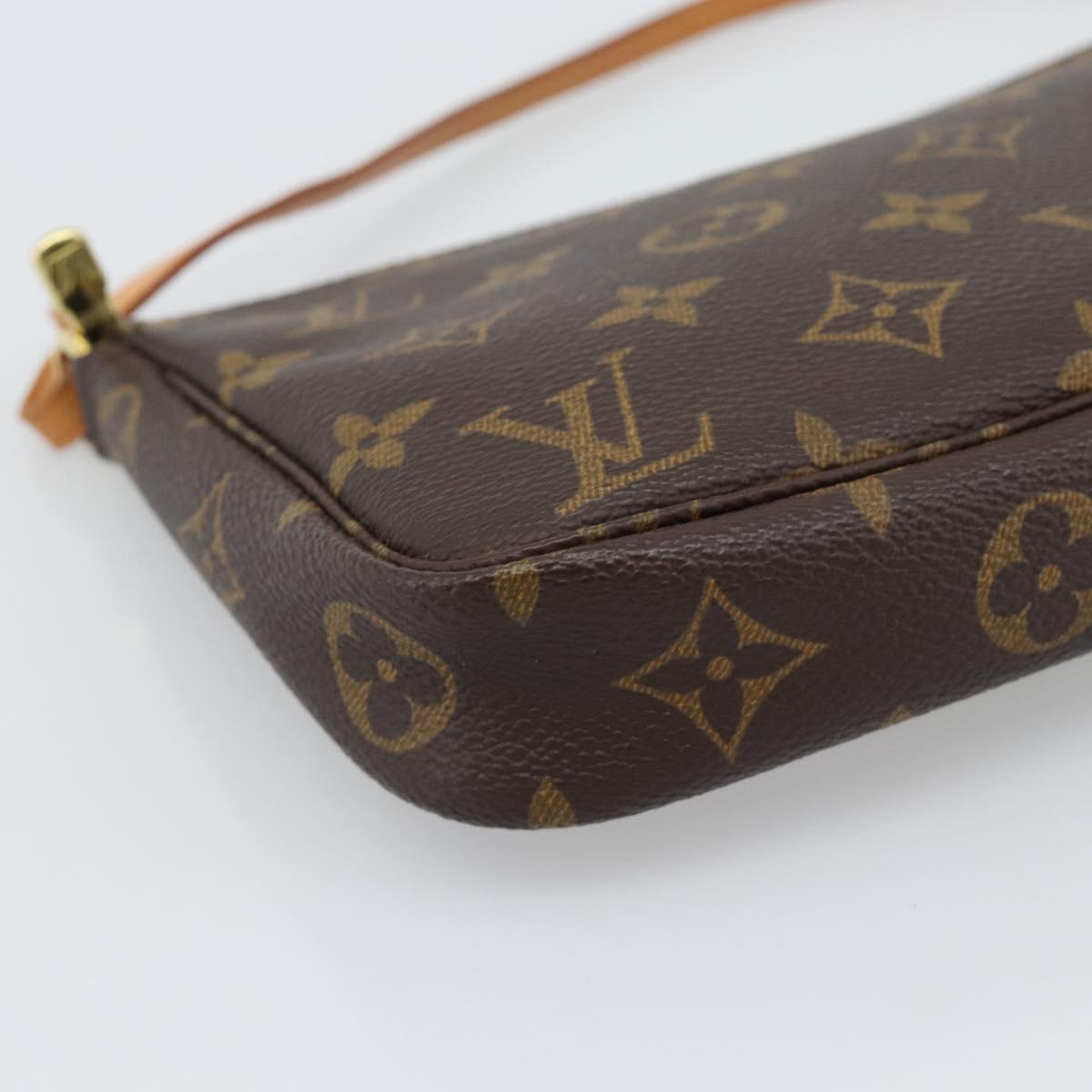 LOUIS VUITTON Monogram Pochette Accessoires Pouch M51980 LV Auth 193871V