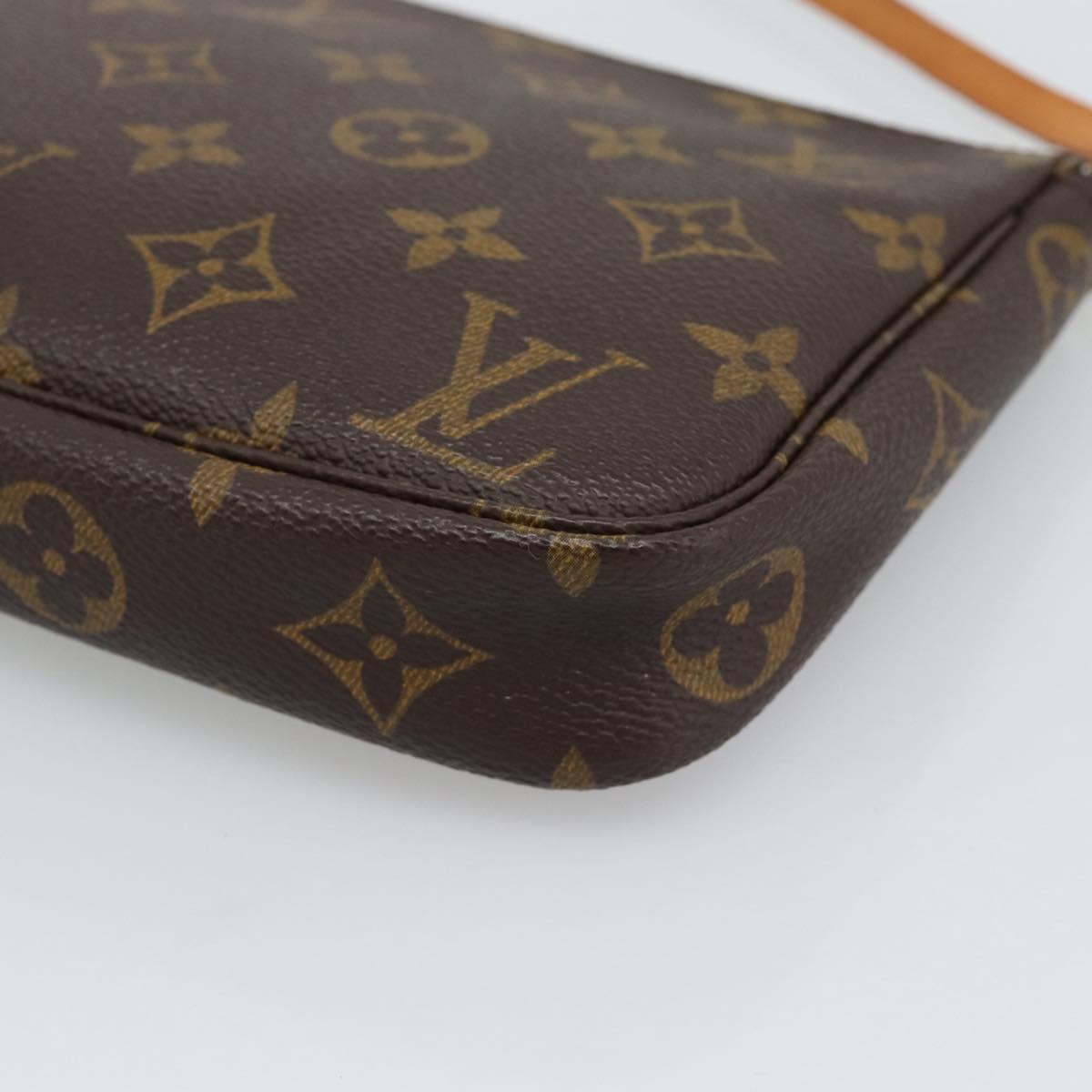 LOUIS VUITTON Monogram Pochette Accessoires Pouch M51980 LV Auth 193871V