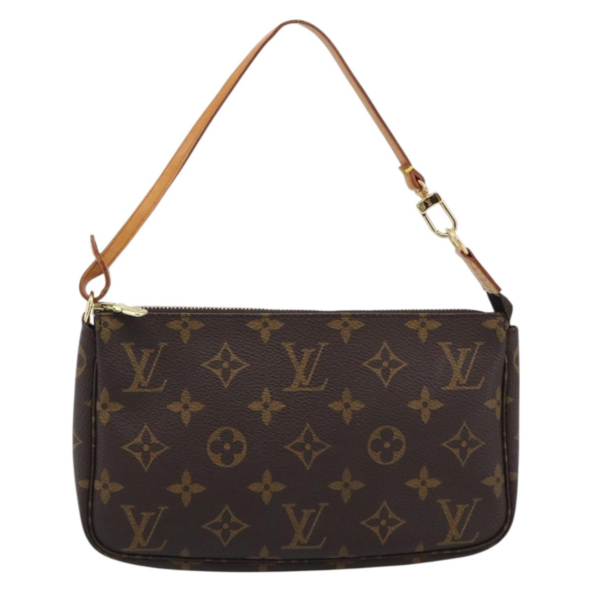 LOUIS VUITTON Monogram Pochette Accessoires Pouch M51980 LV Auth 193871V