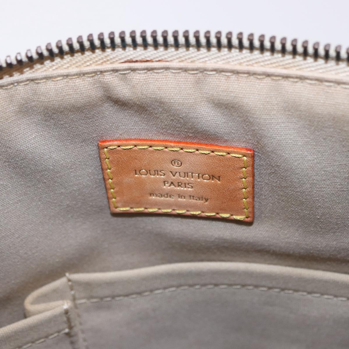 LOUIS VUITTON Monogram Miroir Bellevue PM Hand Bag Gold Dore M95762 Auth 193872