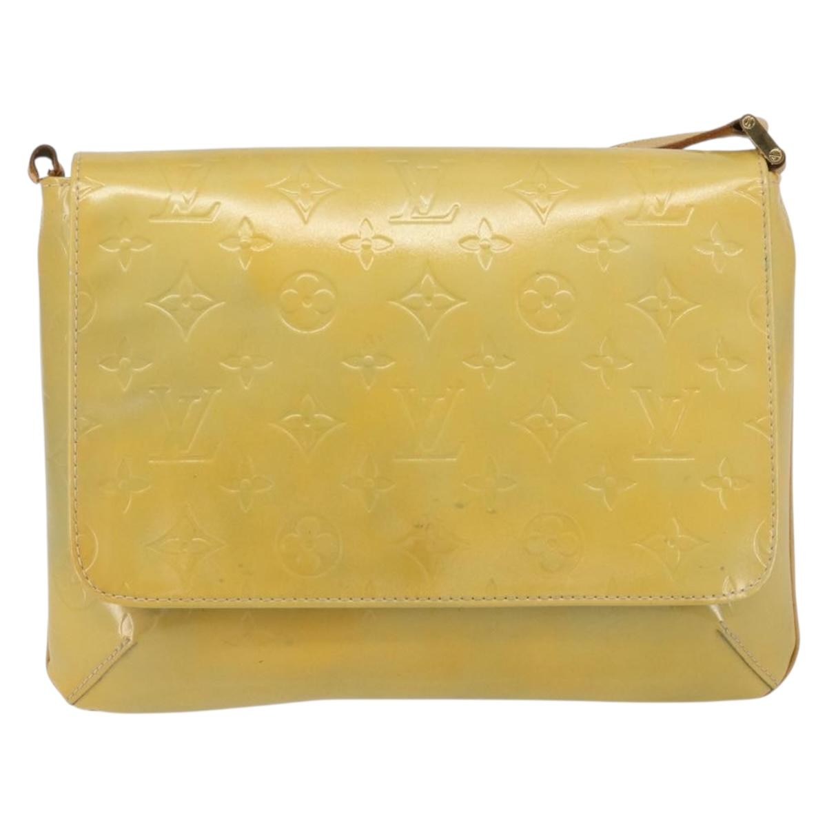 LOUIS VUITTON Monogram Vernis Thompson Street Bag Gris M91008 LV Auth 193873