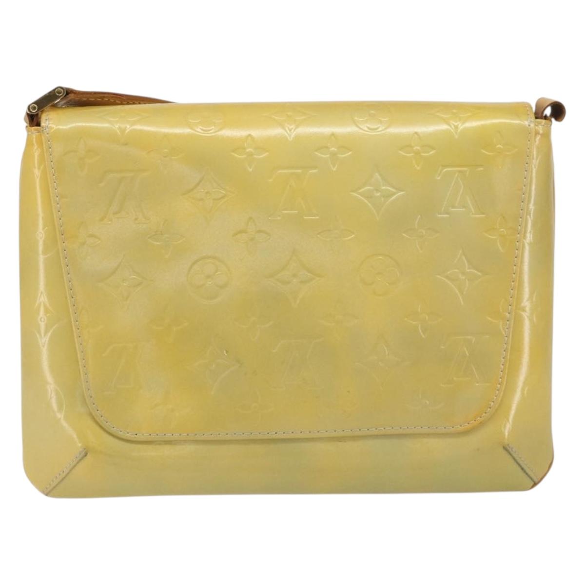 LOUIS VUITTON Monogram Vernis Thompson Street Bag Gris M91008 LV Auth 193873