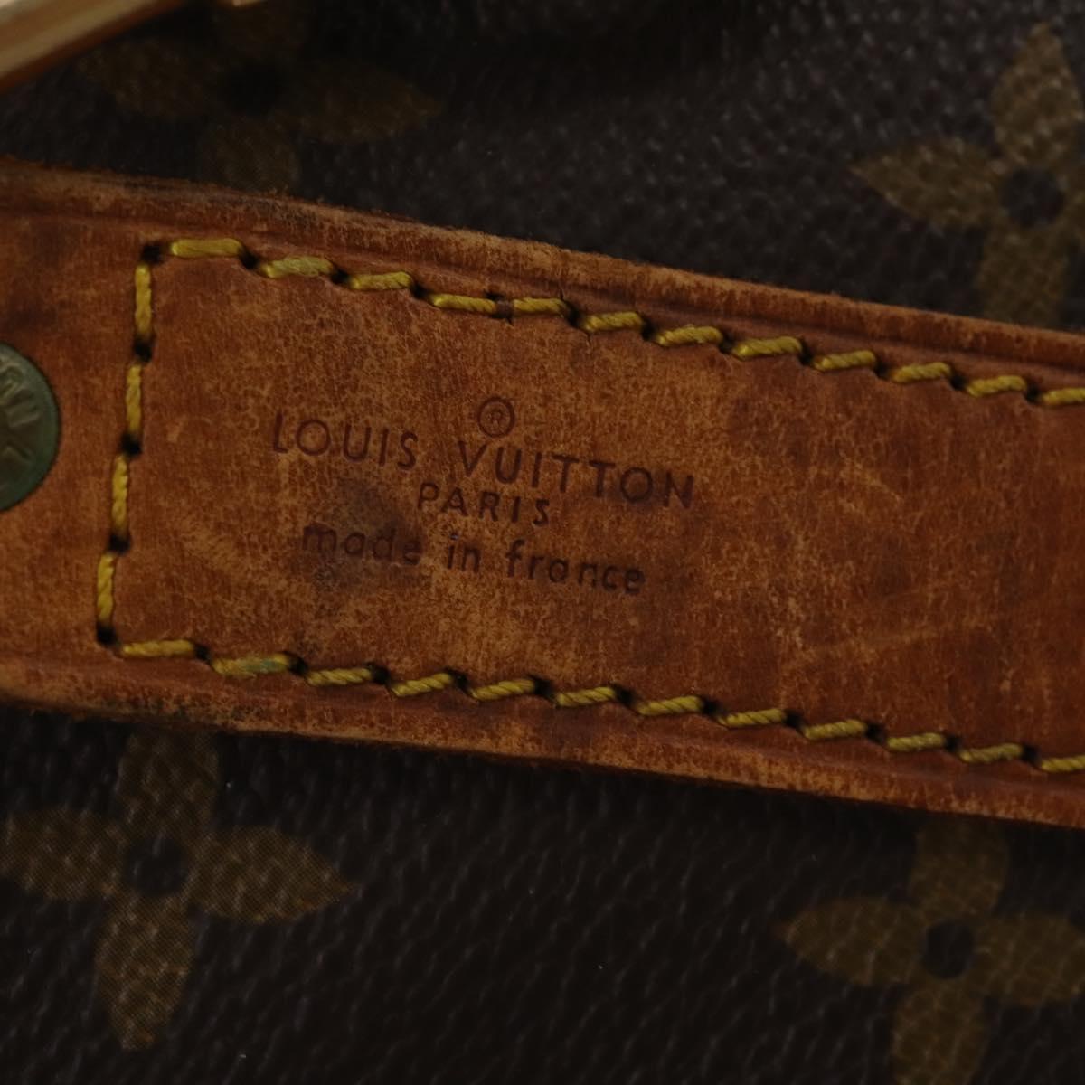 LOUIS VUITTON Monogram Keepall Bandouliere 55 Boston Bag M41414 LV Auth 193877