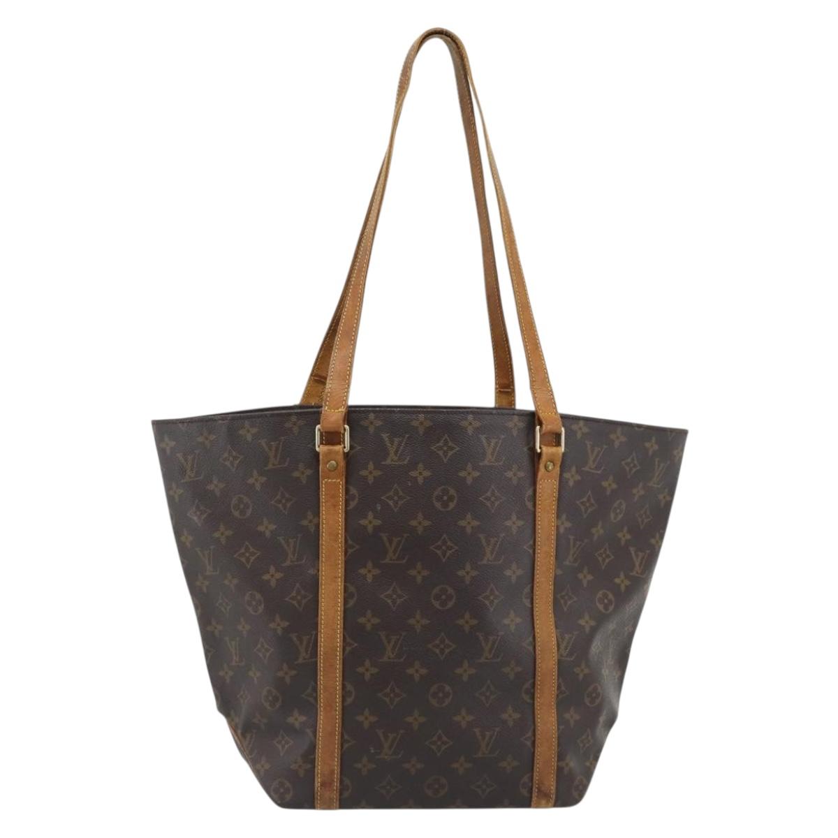 LOUIS VUITTON Monogram Sac Shopping Tote Bag M51108 LV Auth 193895