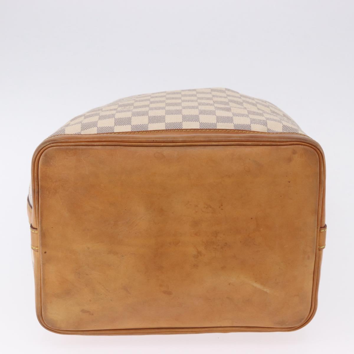 LOUIS VUITTON Damier Azur Noe Shoulder Bag N42222 LV Auth 193897A