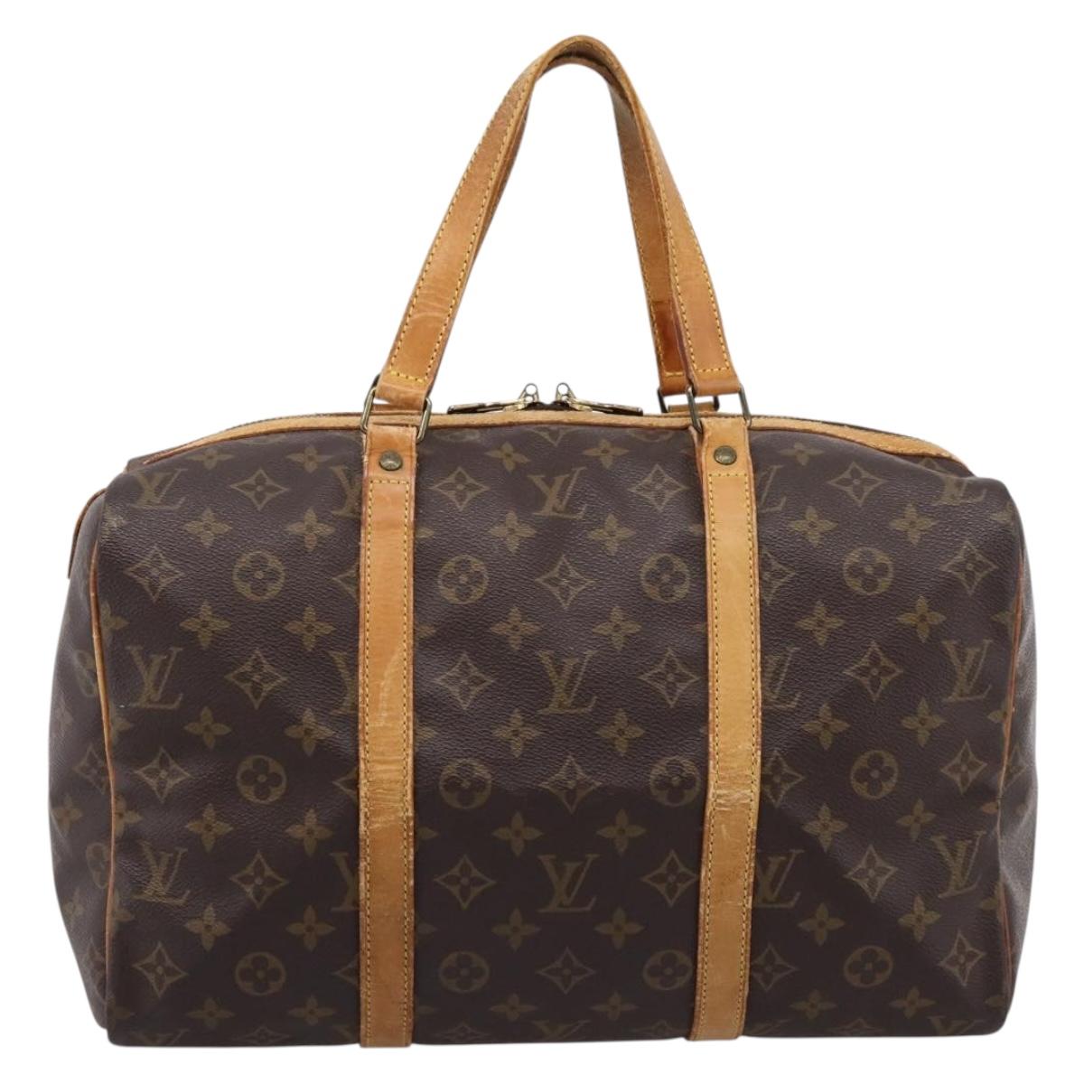LOUIS VUITTON Monogram Sac Souple 35 Boston Bag M41626 LV Auth 193900