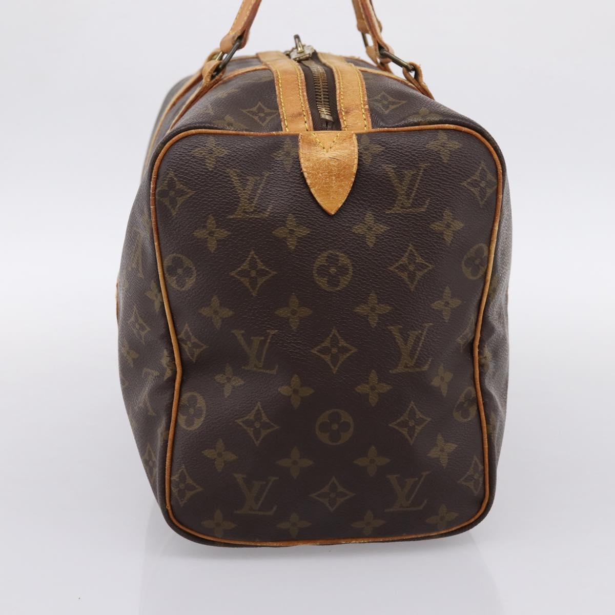 LOUIS VUITTON Monogram Sac Souple 35 Boston Bag M41626 LV Auth 193900