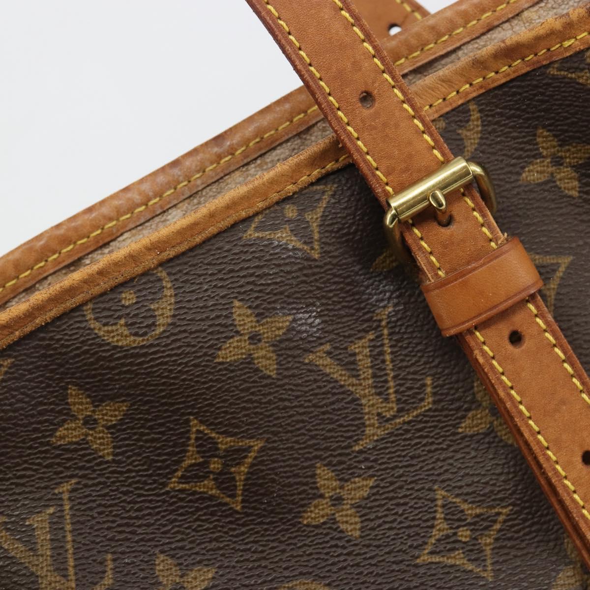 LOUIS VUITTON Monogram Bucket GM Shoulder Bag M42236 LV Auth 193903