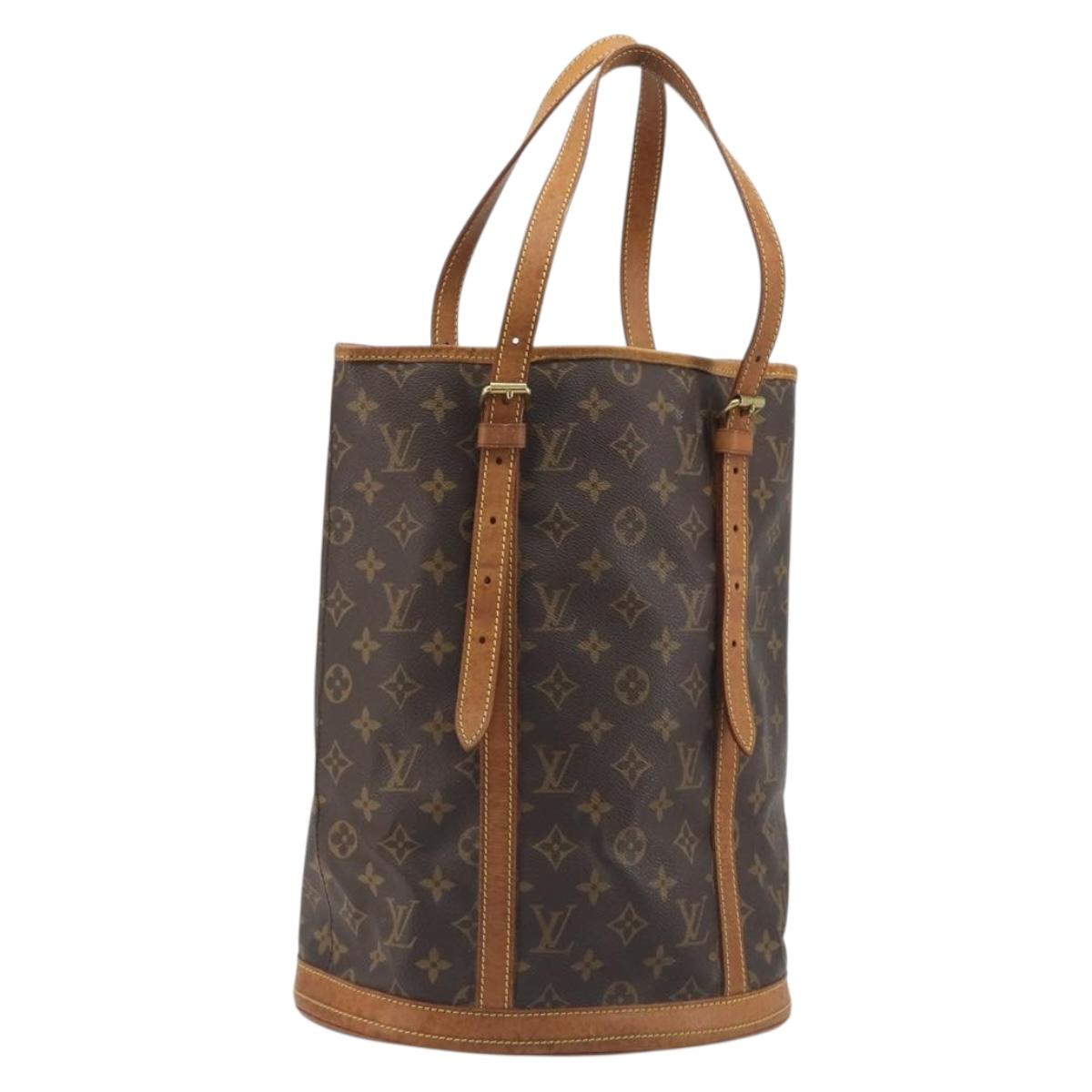 LOUIS VUITTON Monogram Bucket GM Shoulder Bag M42236 LV Auth 193903