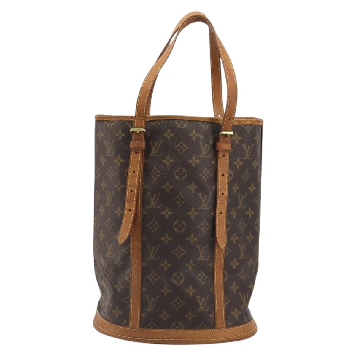 LOUIS VUITTON Monogram Bucket GM Shoulder Bag M42236 LV Auth 193903