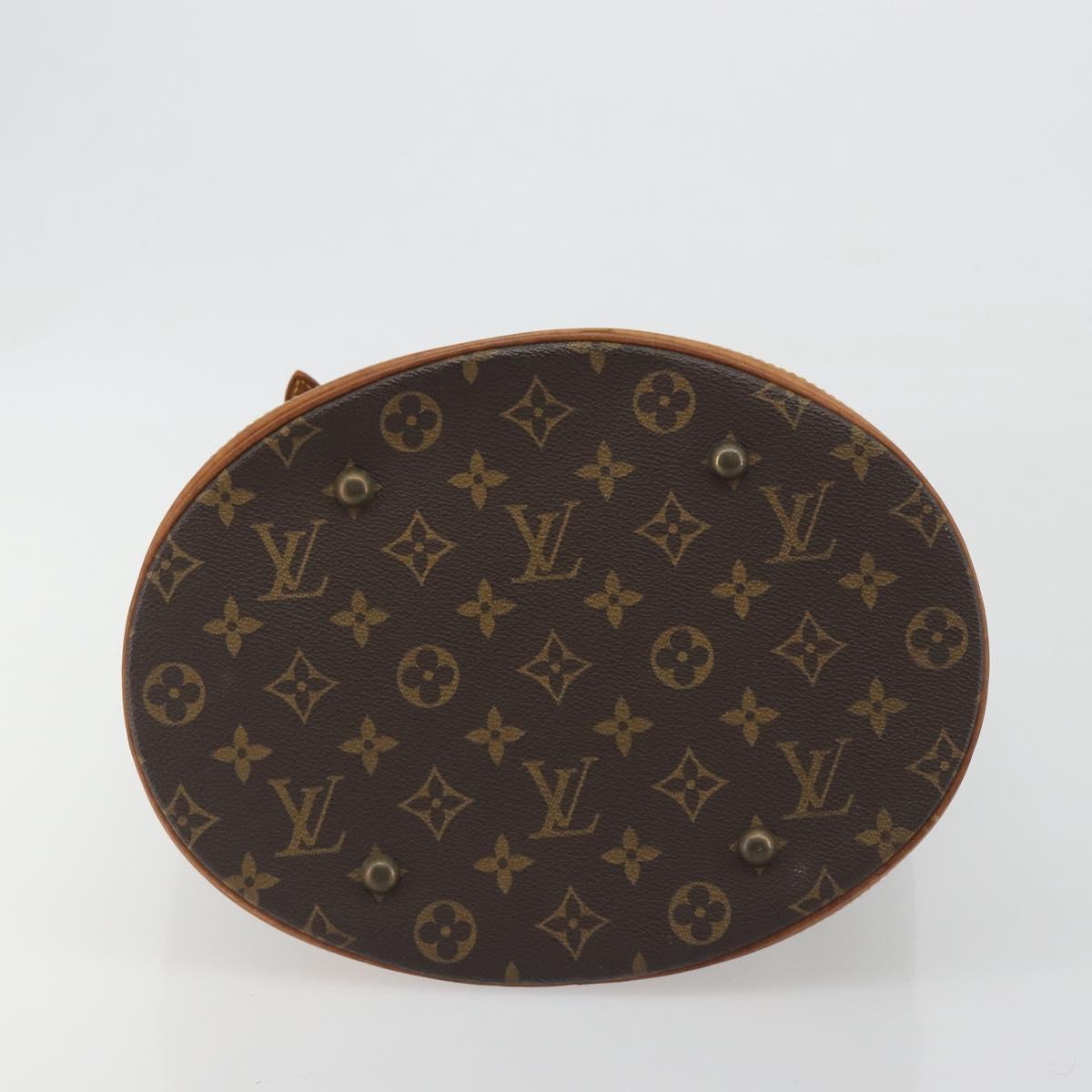 LOUIS VUITTON Monogram Bucket GM Shoulder Bag M42236 LV Auth 193903