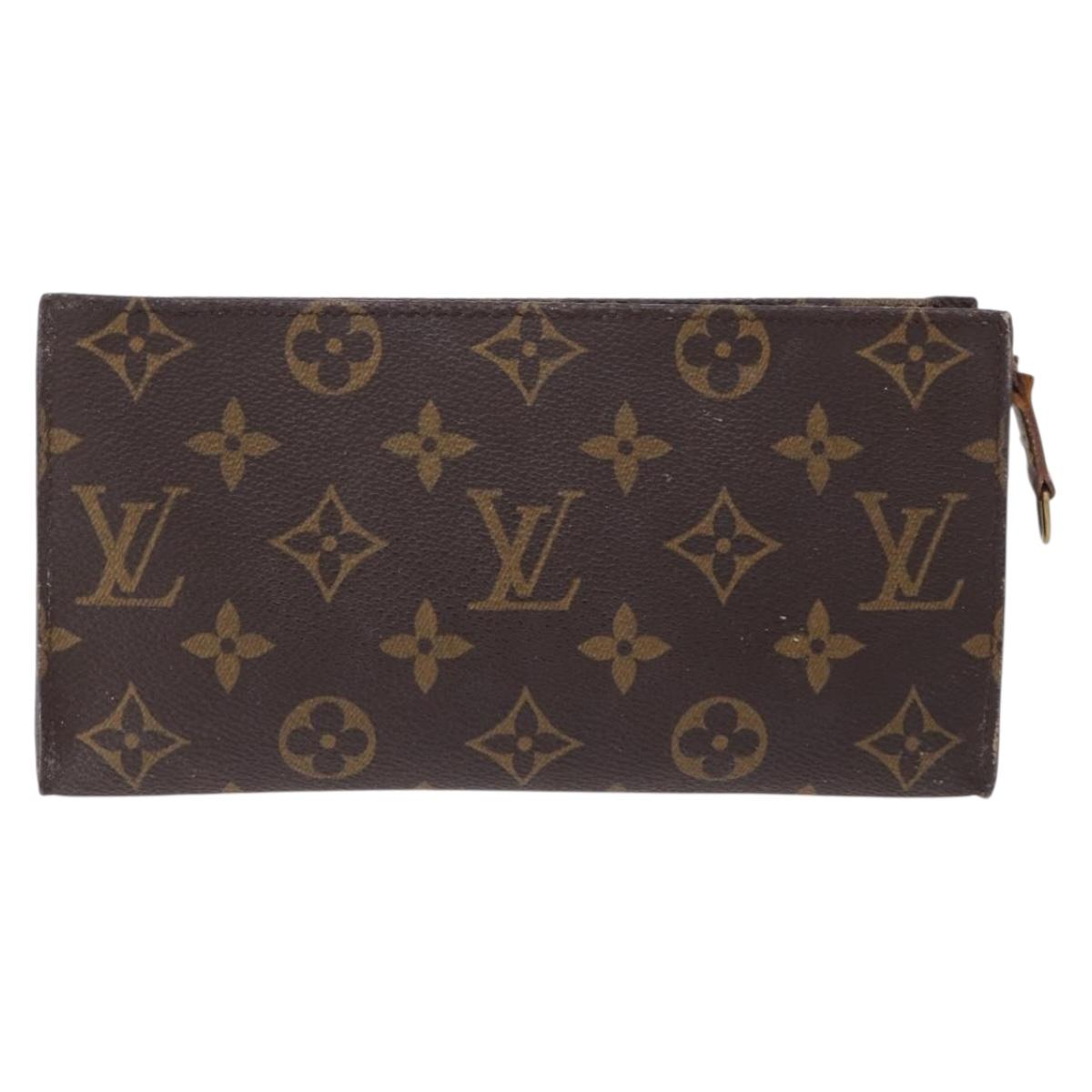 LOUIS VUITTON Monogram Bucket GM Accessory Pouch LV Auth 193904