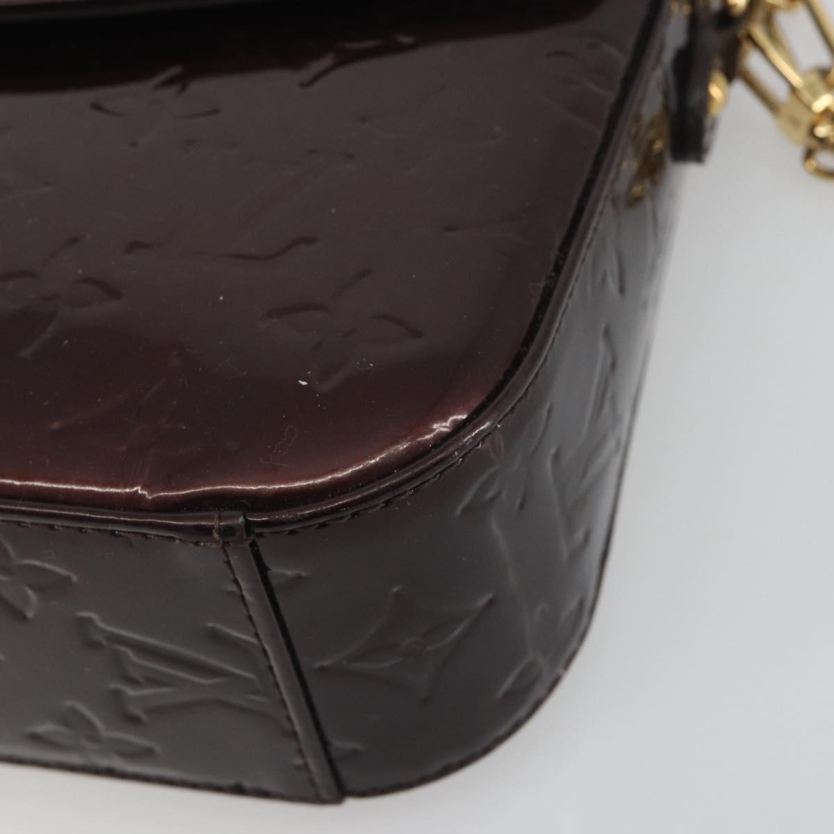 LOUIS VUITTON Monogram Vernis Rodeo Drive Bag Amarante M93598 LV Auth 193905