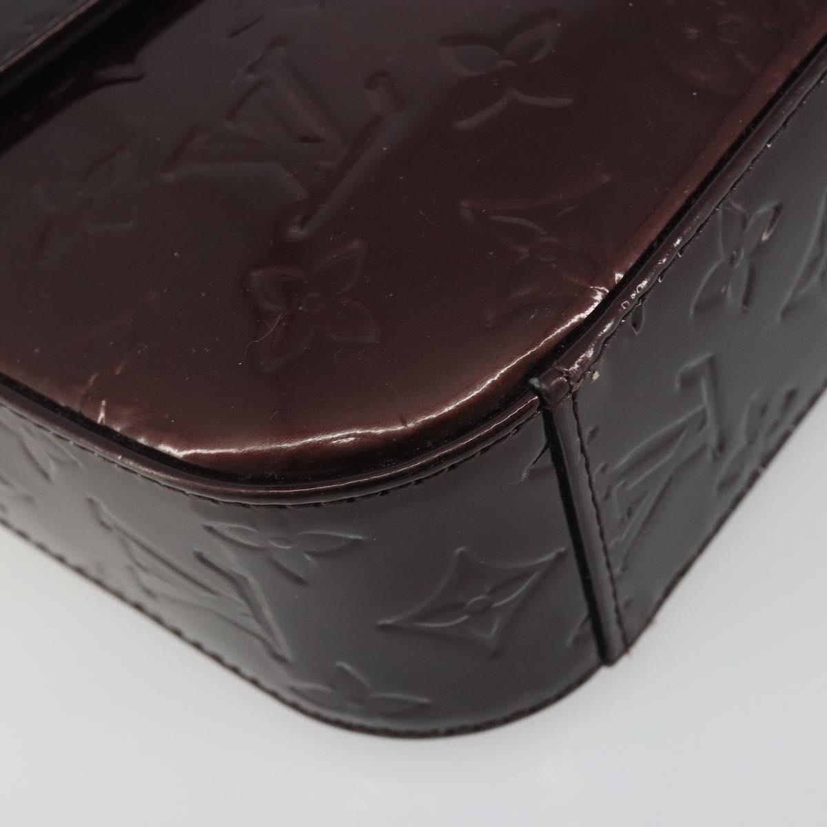 LOUIS VUITTON Monogram Vernis Rodeo Drive Bag Amarante M93598 LV Auth 193905