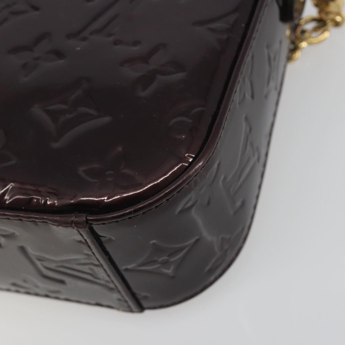 LOUIS VUITTON Monogram Vernis Rodeo Drive Bag Amarante M93598 LV Auth 193905