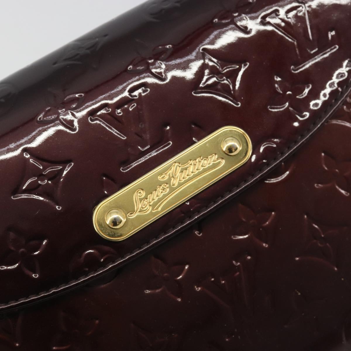 LOUIS VUITTON Monogram Vernis Rodeo Drive Bag Amarante M93598 LV Auth 193905