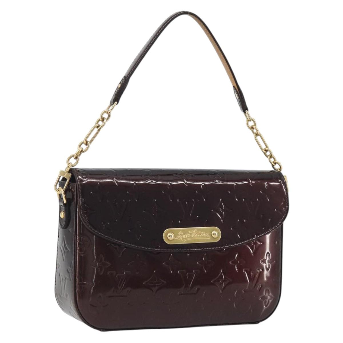 LOUIS VUITTON Monogram Vernis Rodeo Drive Bag Amarante M93598 LV Auth 193905