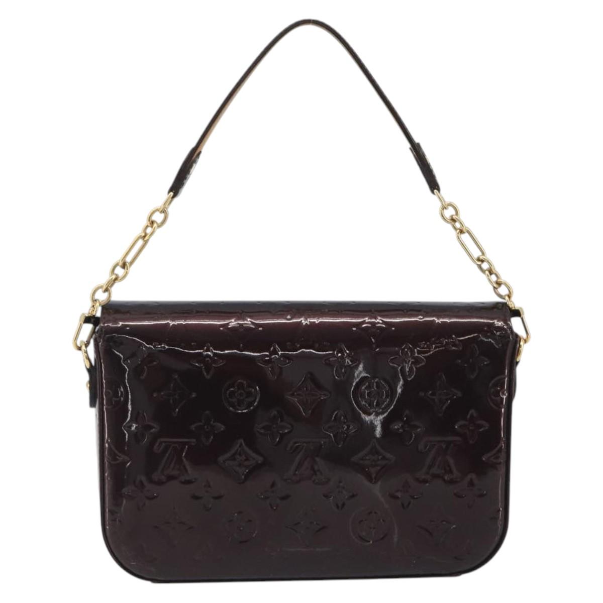 LOUIS VUITTON Monogram Vernis Rodeo Drive Bag Amarante M93598 LV Auth 193905