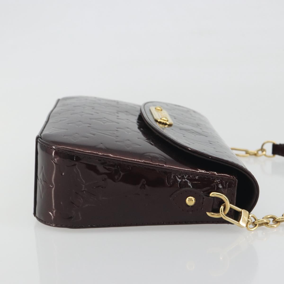 LOUIS VUITTON Monogram Vernis Rodeo Drive Bag Amarante M93598 LV Auth 193905