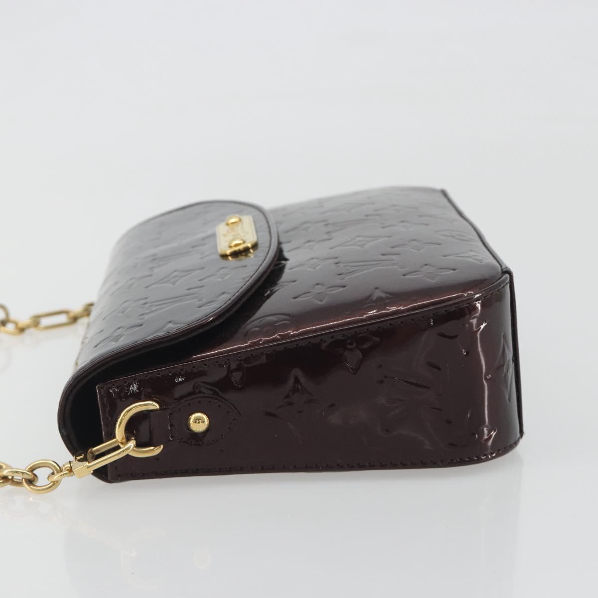 LOUIS VUITTON Monogram Vernis Rodeo Drive Bag Amarante M93598 LV Auth 193905