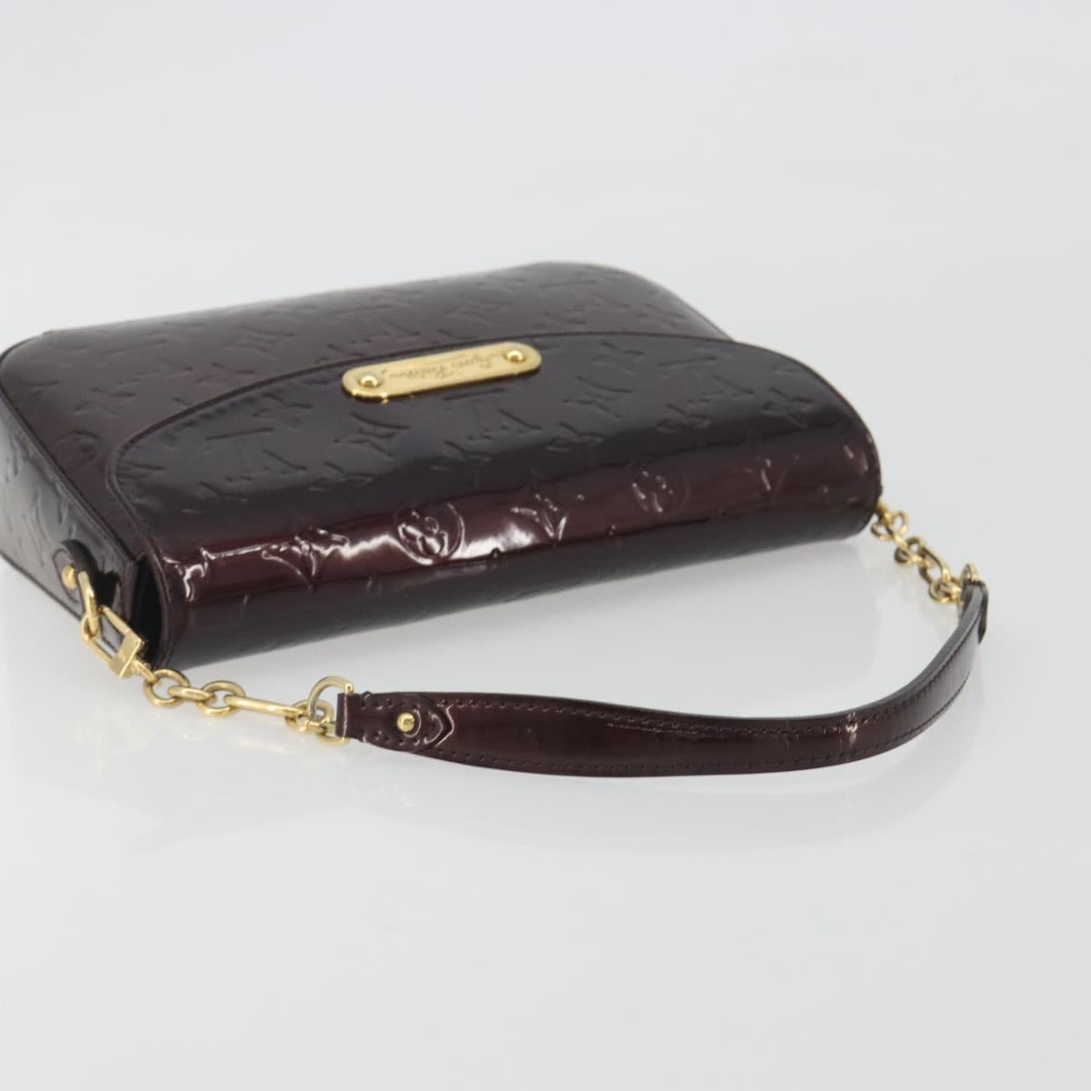 LOUIS VUITTON Monogram Vernis Rodeo Drive Bag Amarante M93598 LV Auth 193905