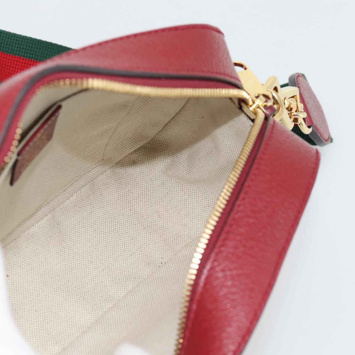 GUCCI Micro GG Supreme Doraemon Collaboration Bag PVC Beige 574886 Auth 193906SAM