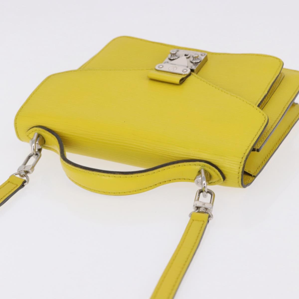 LOUIS VUITTON Epi Monceau BB Hand Bag 2way Pistachian M40978 LV Auth 193916A