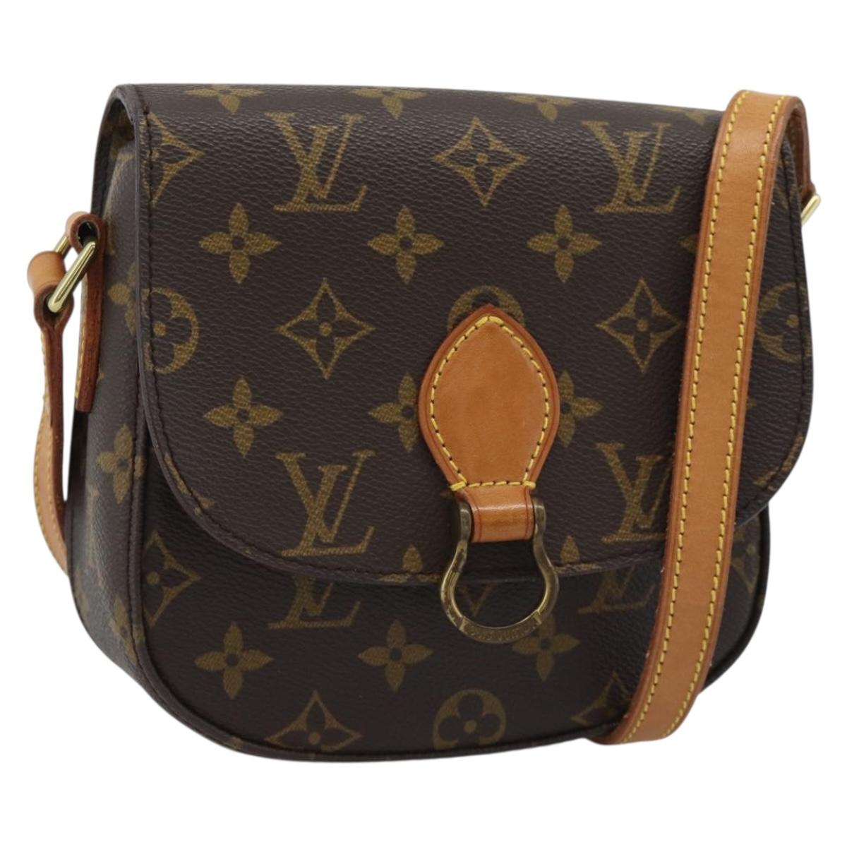 LOUIS VUITTON Monogram Saint Cloud PM Shoulder Bag M51244 LV Auth 193917A