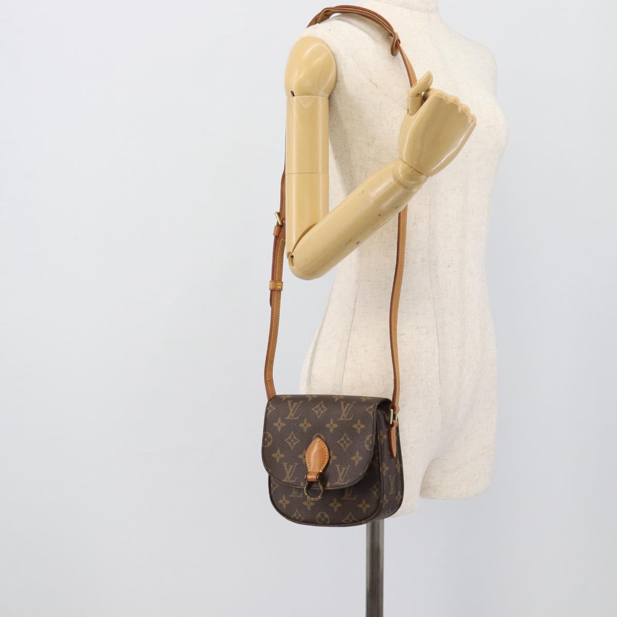 LOUIS VUITTON Monogram Saint Cloud PM Shoulder Bag M51244 LV Auth 193917A