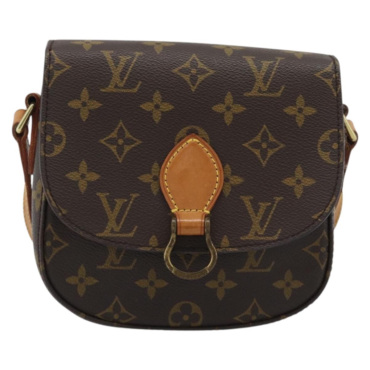 LOUIS VUITTON Monogram Saint Cloud PM Shoulder Bag M51244 LV Auth 193917A
