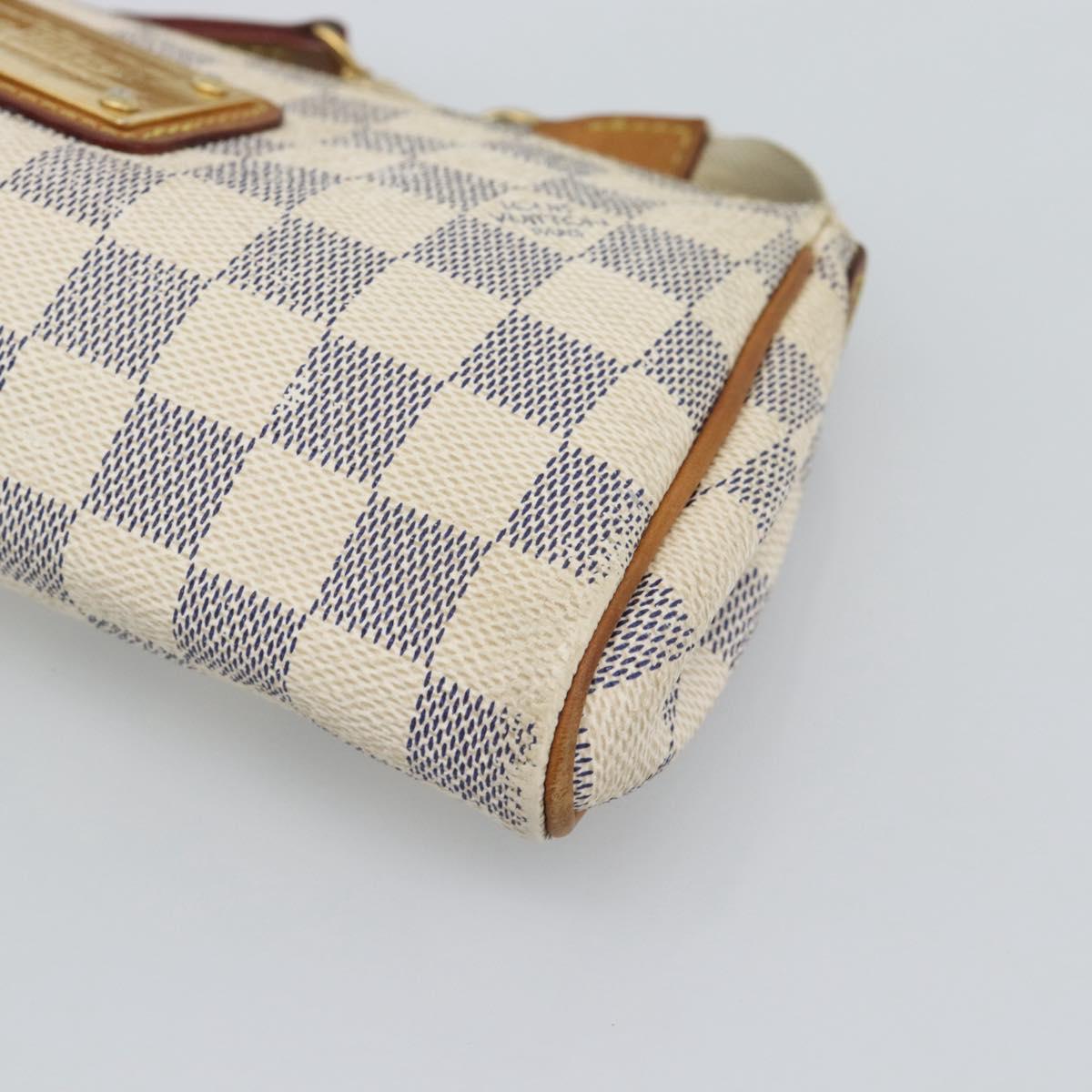 LOUIS VUITTON Damier Azur Eva Shoulder Bag 2way N55214 LV Auth 193922A