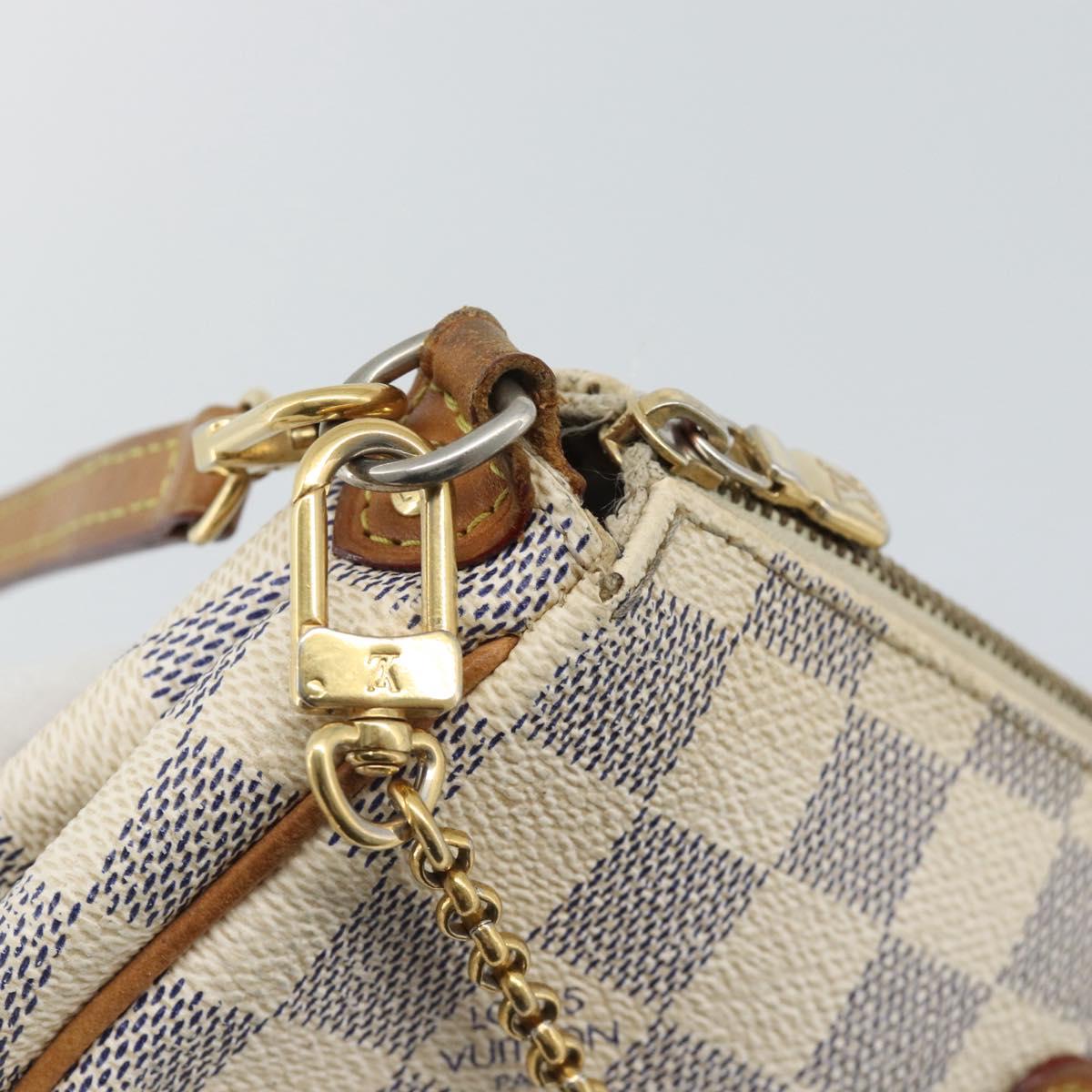 LOUIS VUITTON Damier Azur Eva Shoulder Bag 2way N55214 LV Auth 193922A