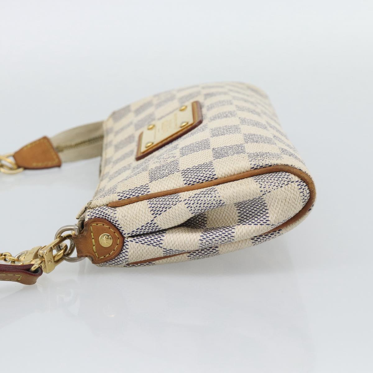 LOUIS VUITTON Damier Azur Eva Shoulder Bag 2way N55214 LV Auth 193922A