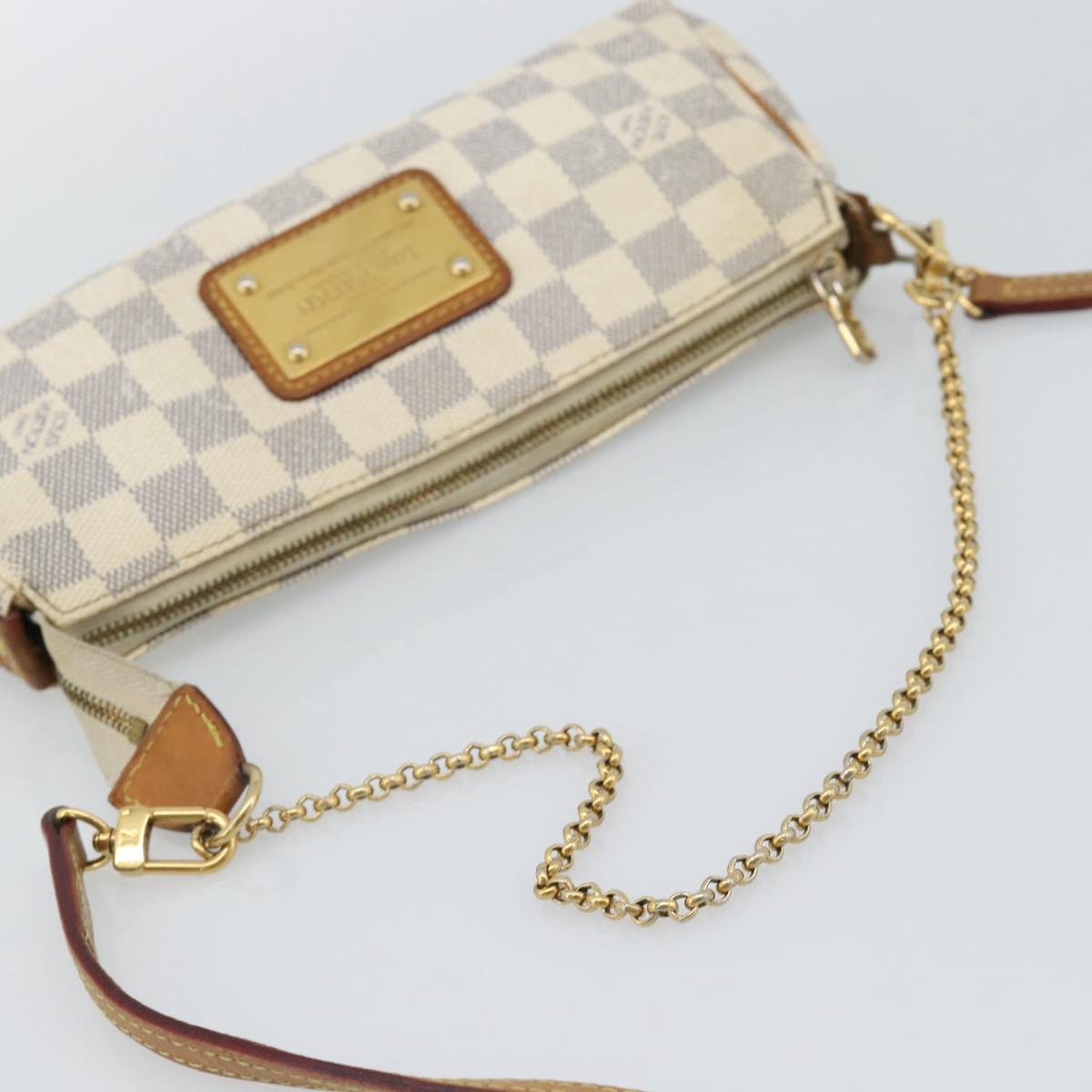LOUIS VUITTON Damier Azur Eva Shoulder Bag 2way N55214 LV Auth 193922A