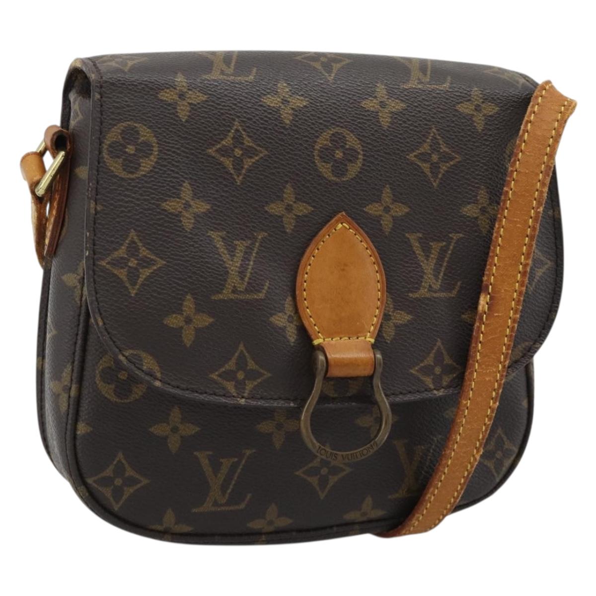 LOUIS VUITTON Monogram Saint Cloud MM Shoulder Bag M51243 LV Auth 193923