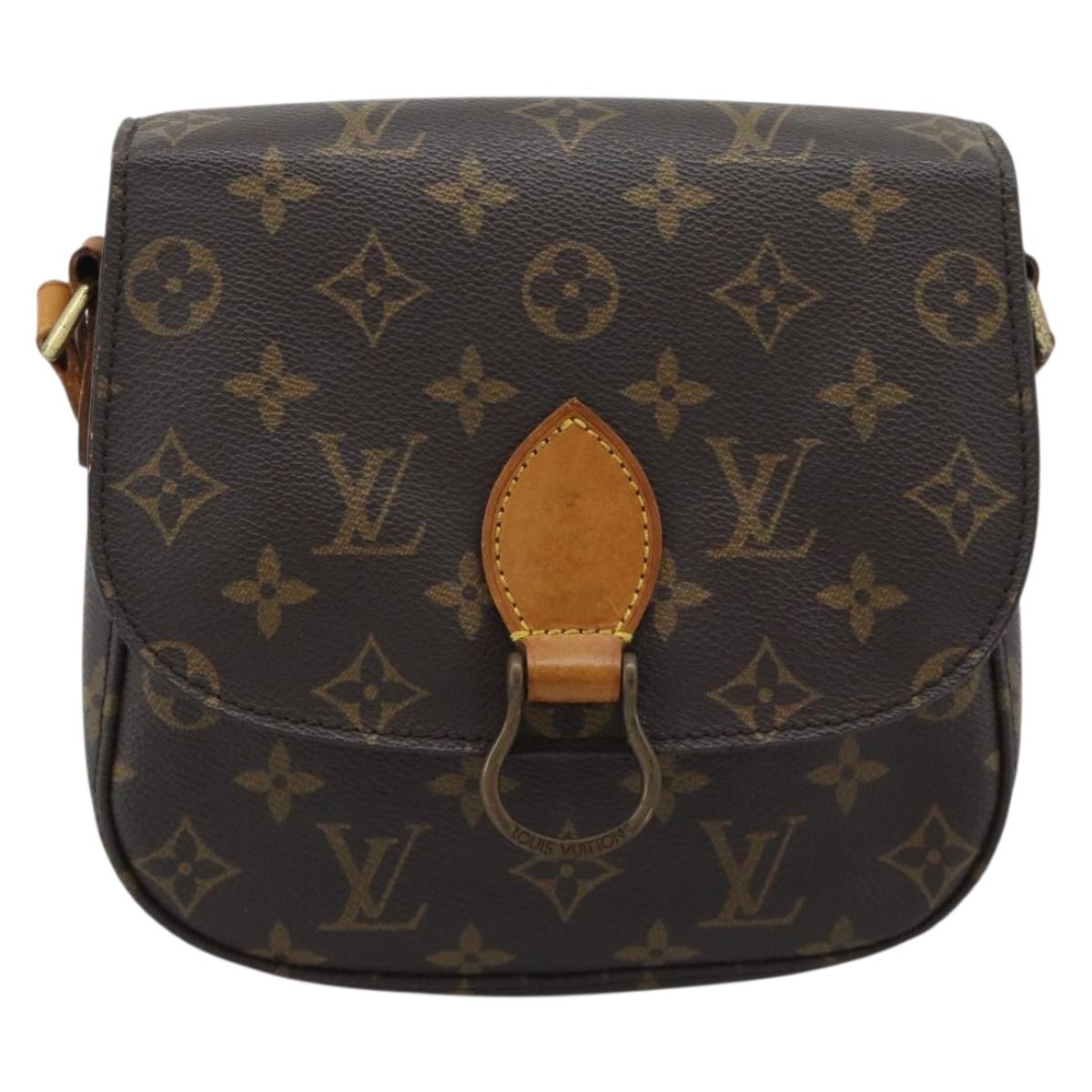 LOUIS VUITTON Monogram Saint Cloud MM Shoulder Bag M51243 LV Auth 193923