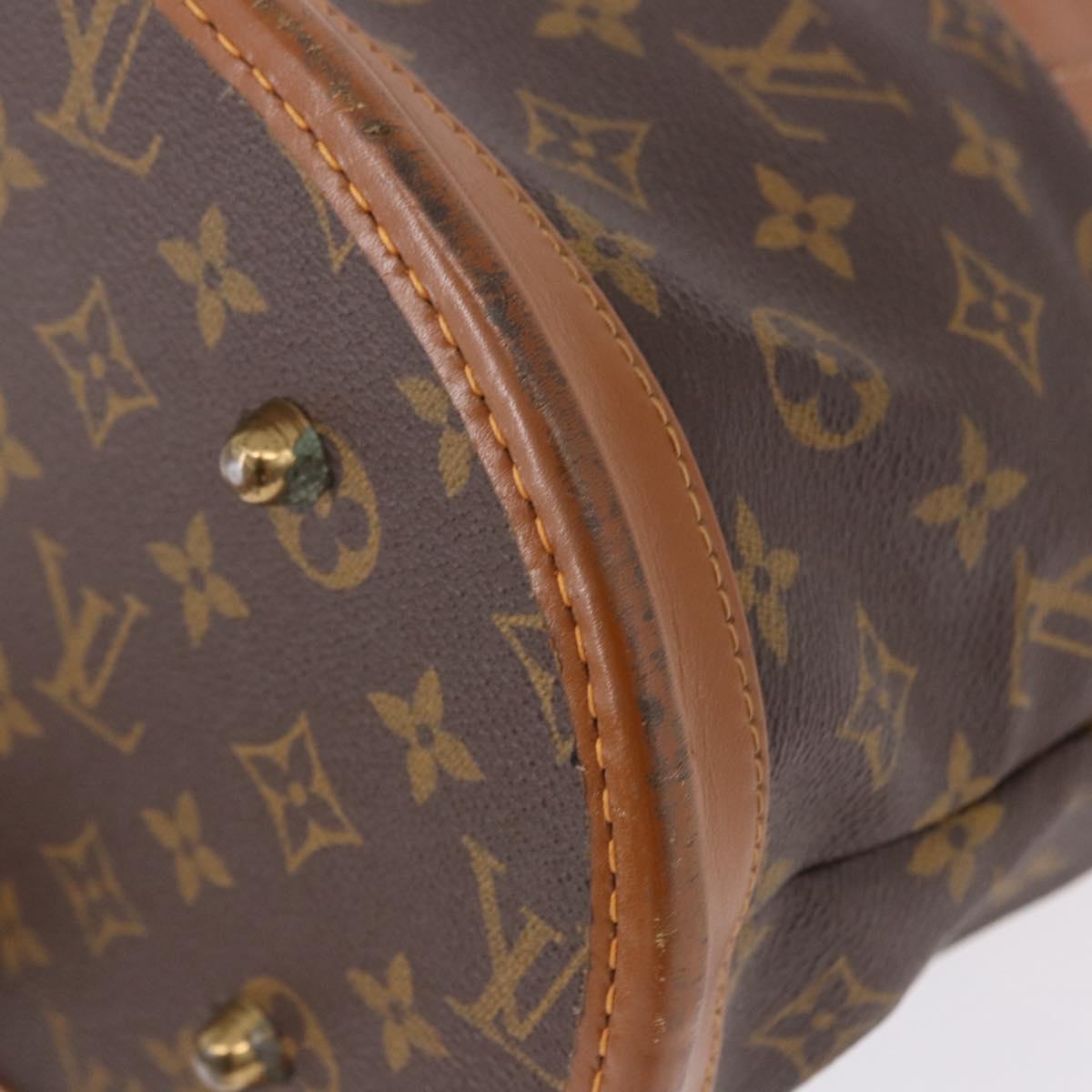 LOUIS VUITTON Monogram Bucket GM Shoulder Bag M42236 LV Auth 193925