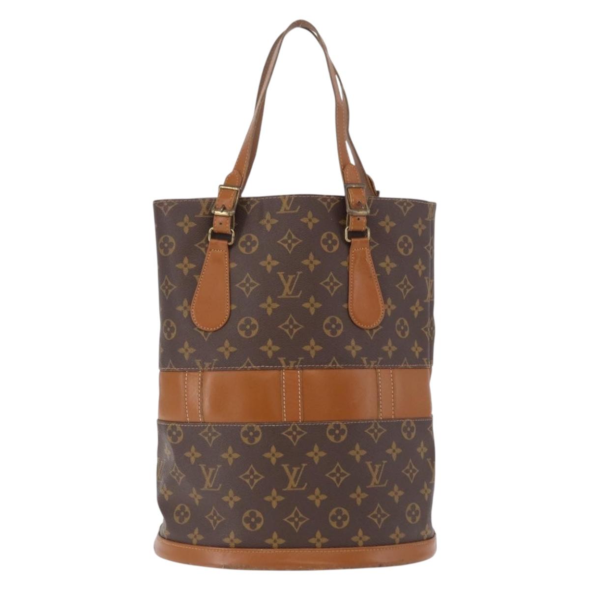 LOUIS VUITTON Monogram Bucket GM Shoulder Bag M42236 LV Auth 193925