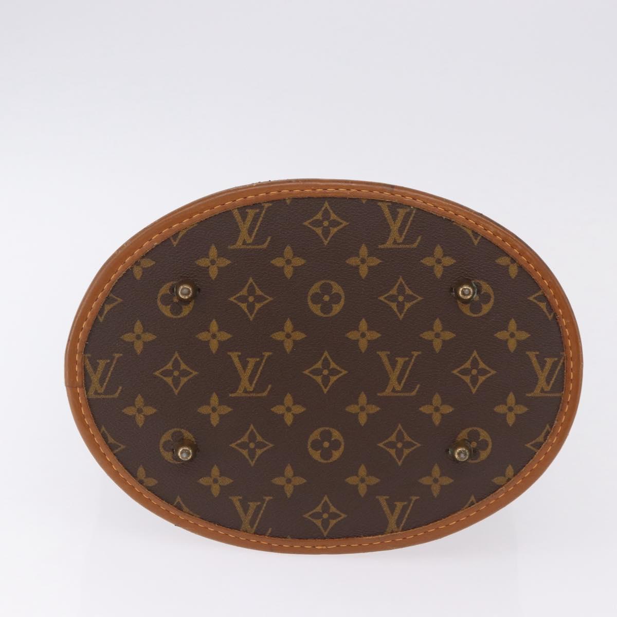 LOUIS VUITTON Monogram Bucket GM Shoulder Bag M42236 LV Auth 193925