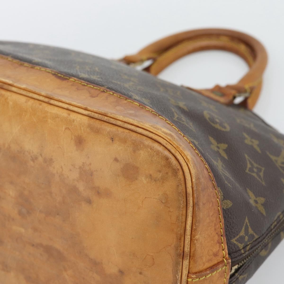 LOUIS VUITTON Monogram Alma PM Hand Bag M53151 LV Auth 193926
