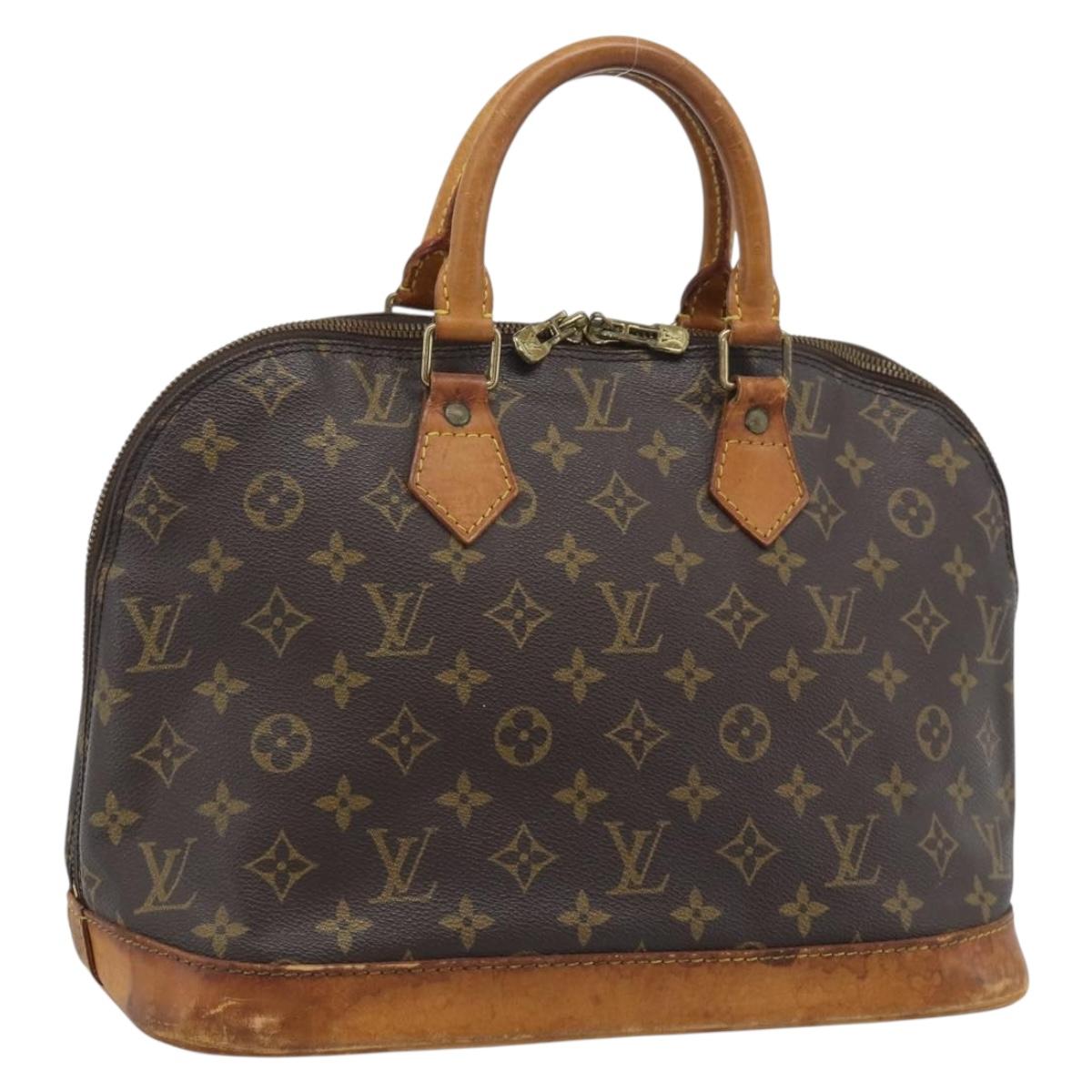 LOUIS VUITTON Monogram Alma PM Hand Bag M53151 LV Auth 193926