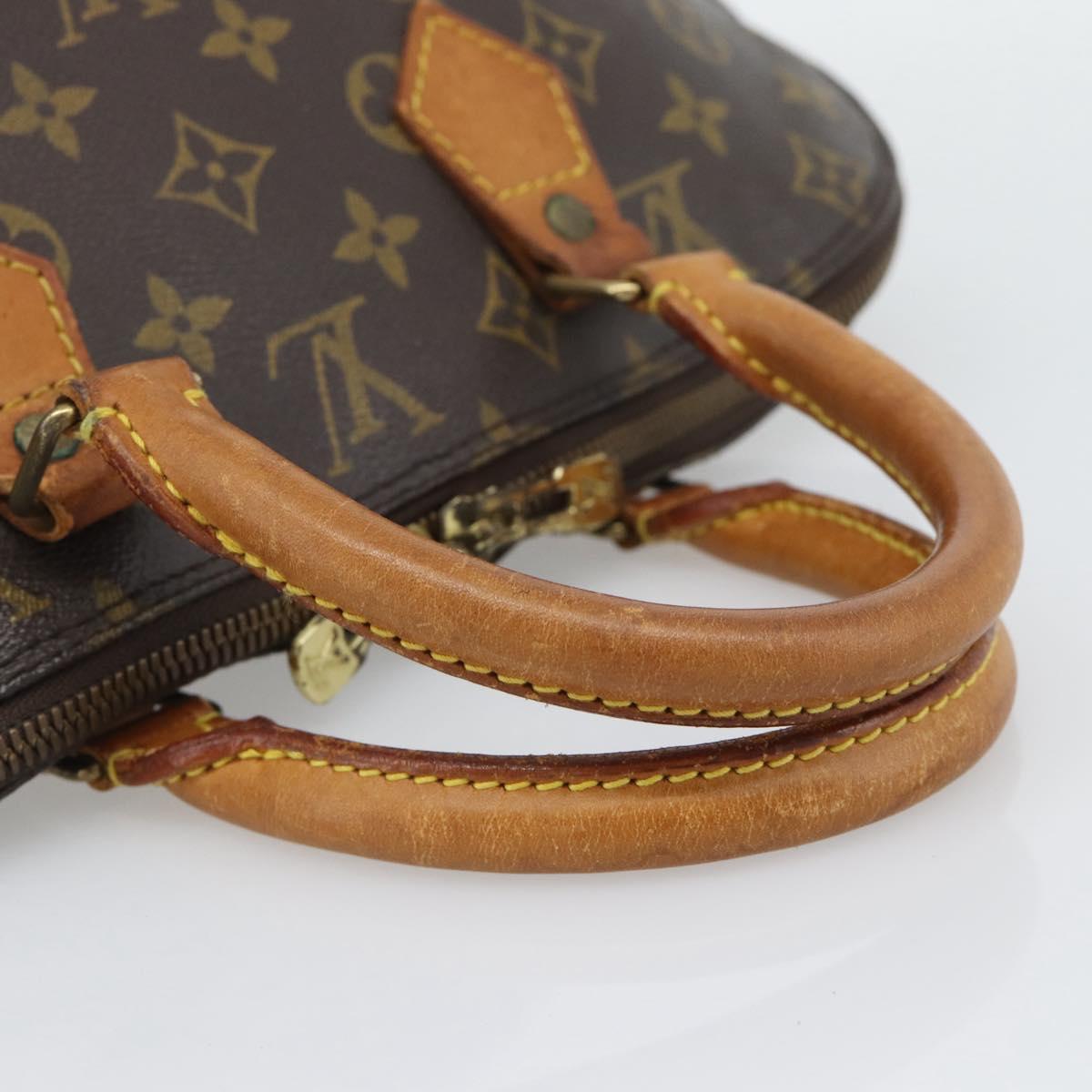 LOUIS VUITTON Monogram Alma PM Hand Bag M53151 LV Auth 193926