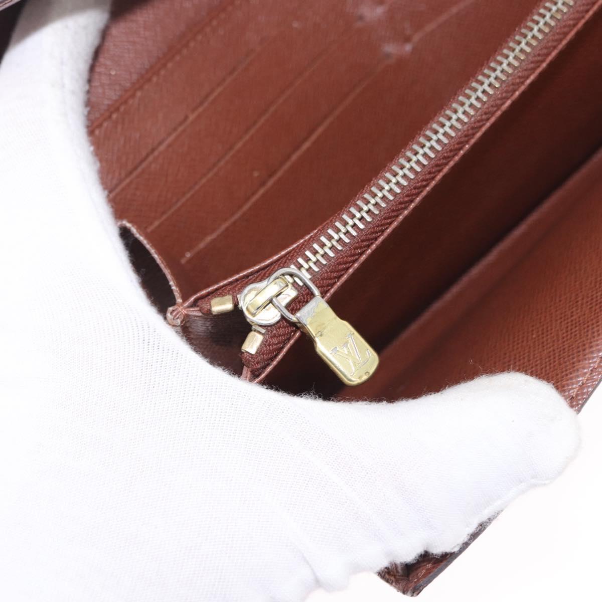LOUIS VUITTON Monogram Portefeuille Sarah Long Wallet M61734 LV Auth 193930