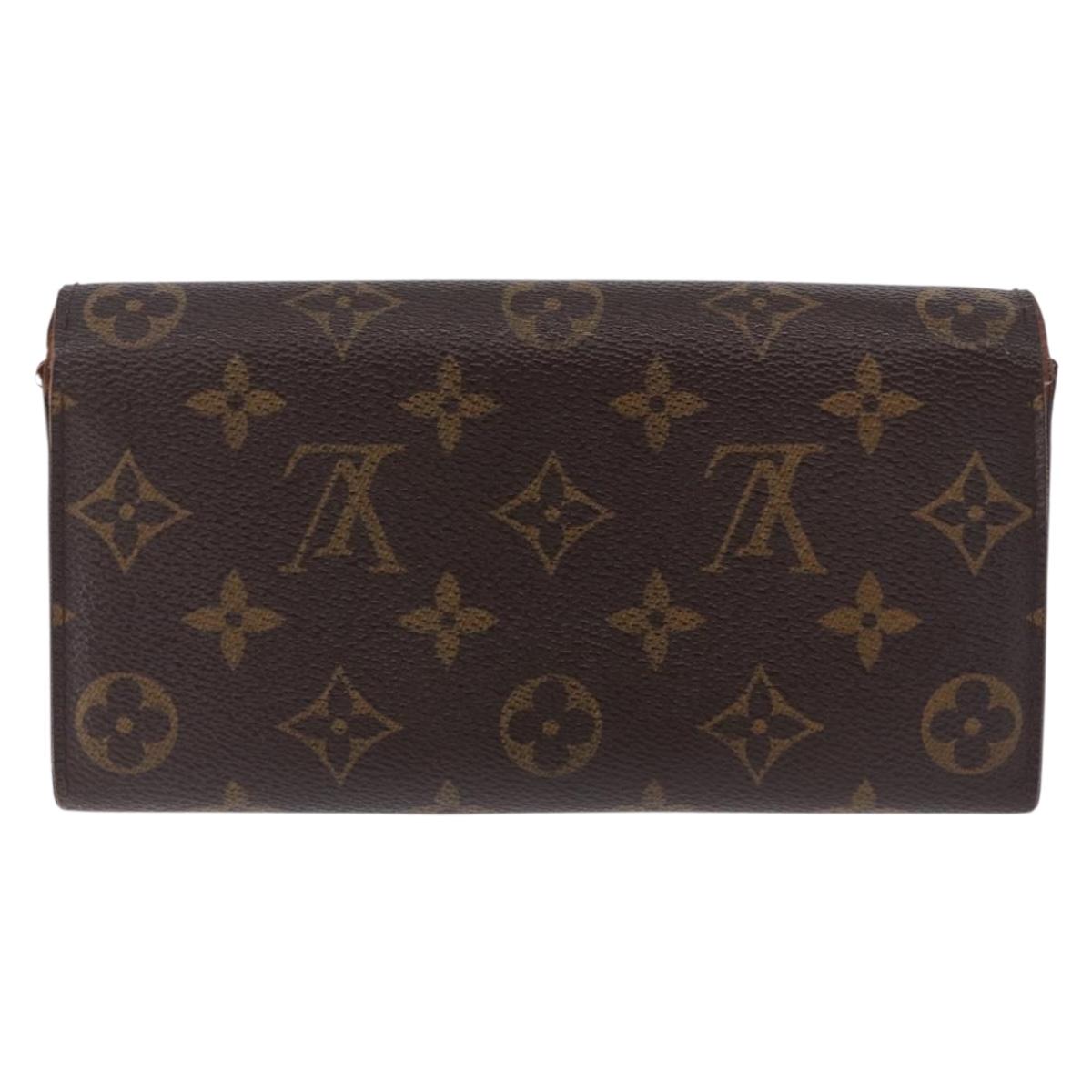 LOUIS VUITTON Monogram Portefeuille Sarah Long Wallet M61734 LV Auth 193930