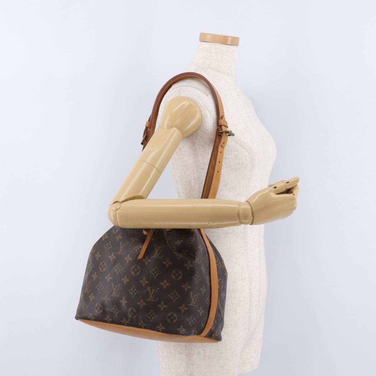 LOUIS VUITTON Monogram Petit Noe Shoulder Bag M42226 LV Auth 193953V