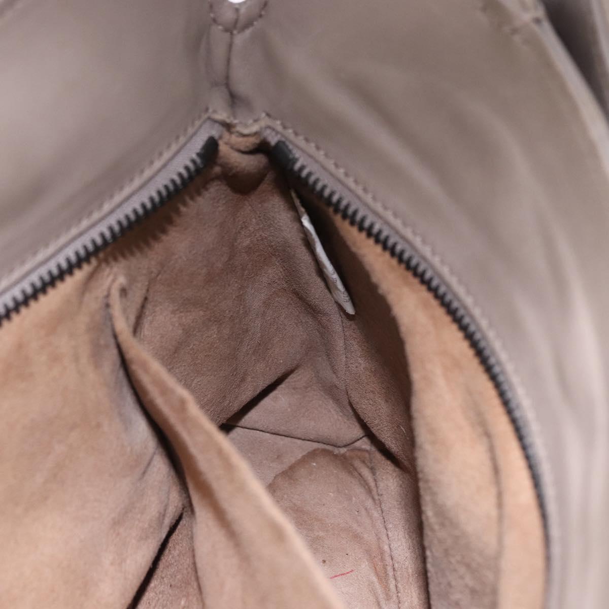 BOTTEGA VENETA INTRECCIATO Hand Bag Leather 2way Gray Auth 193957