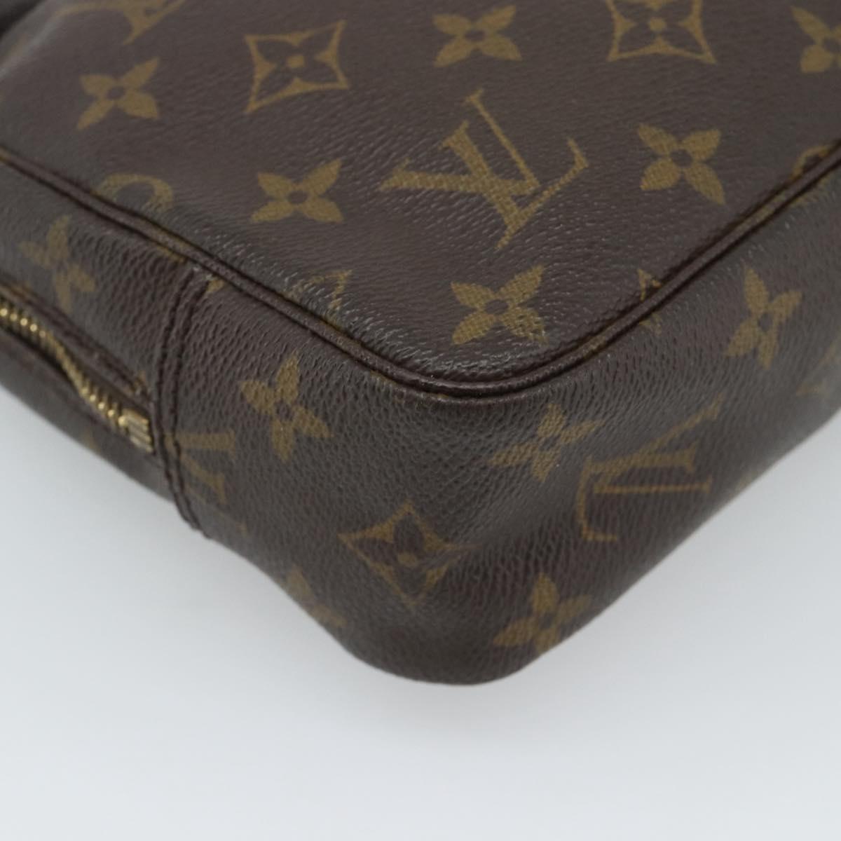LOUIS VUITTON Monogram Trousse Toilette 23 Clutch Bag M47524 LV Auth 193961