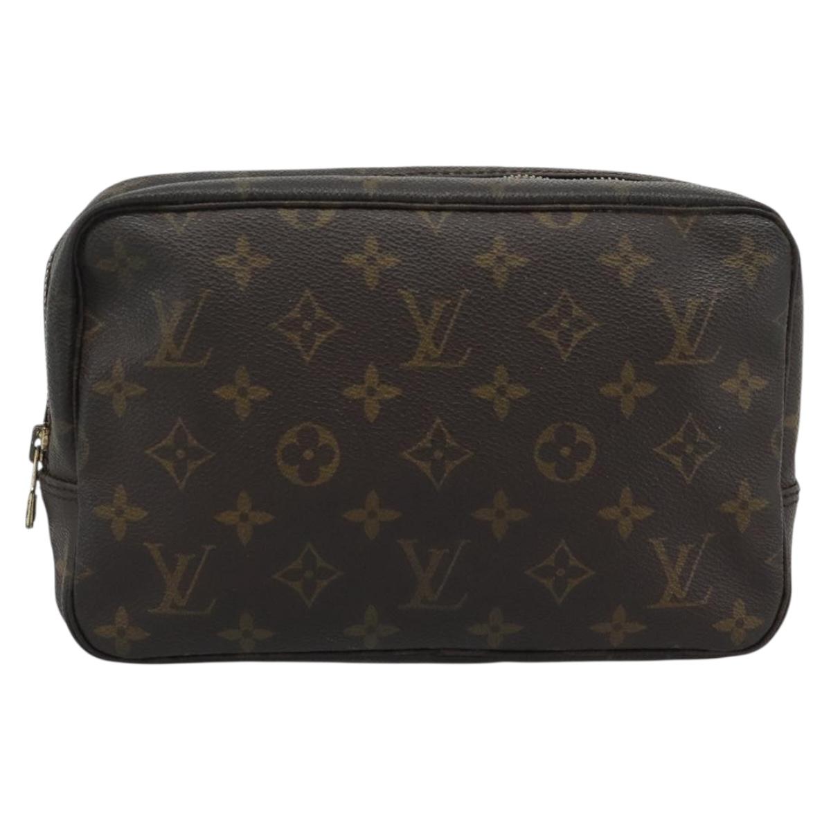 LOUIS VUITTON Monogram Trousse Toilette 23 Clutch Bag M47524 LV Auth 193961