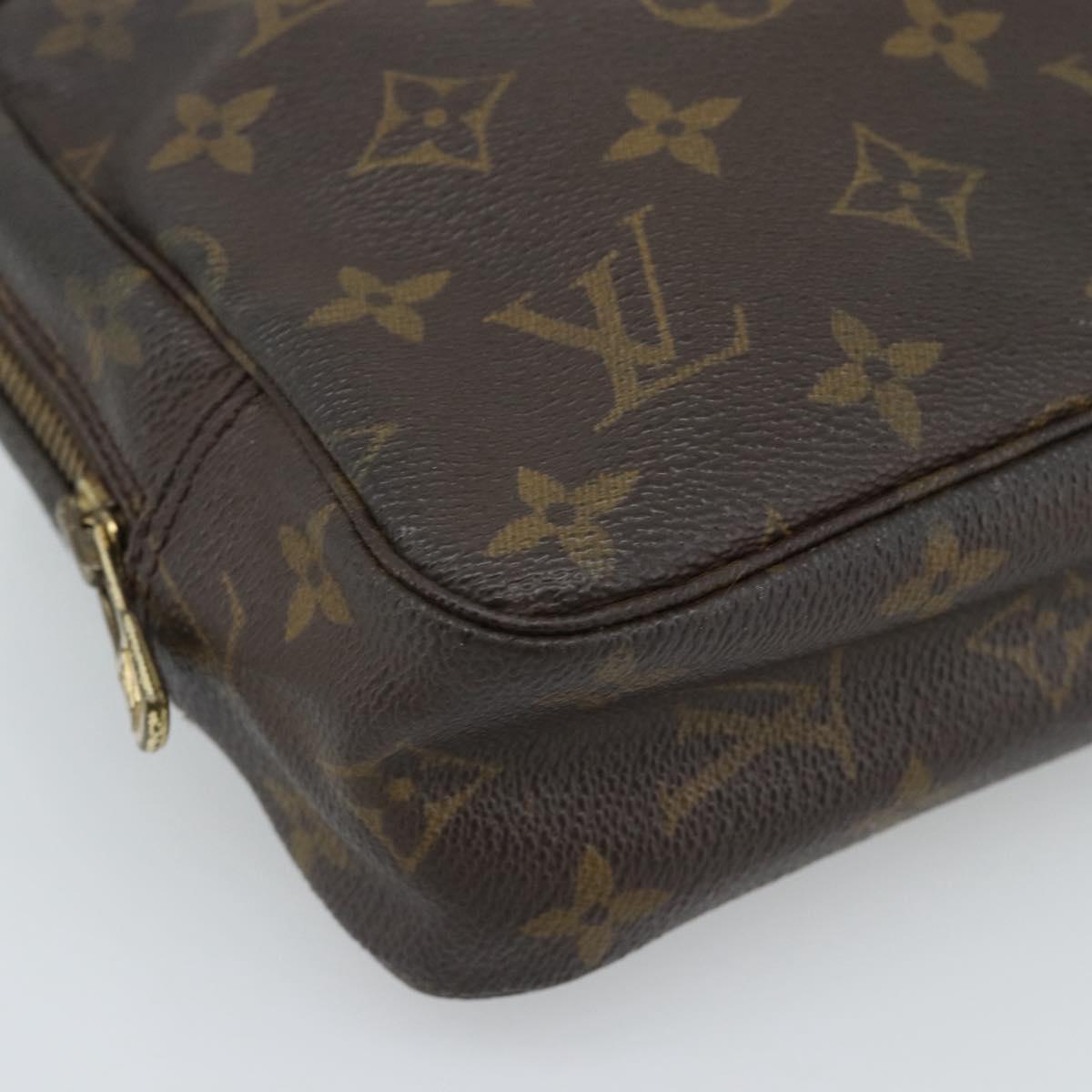 LOUIS VUITTON Monogram Trousse Toilette 23 Clutch Bag M47524 LV Auth 193961